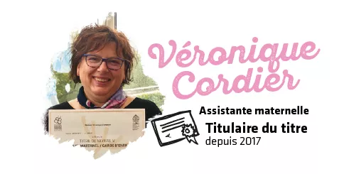 Véronique Cordier, assistante maternelle